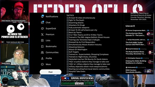 What will happen when 9/11 2.0 coordinated terrorist attacks to hit 10 major American cities simultaneously? This scenario - based on hard intel - raises questions about the nation's preparedness, response, and resilience in the face of such a catastrophic event. From widespread panic and chaos to the strain on emergency services and the economy, the implications are far-reaching and complex. In this episode, we explore the consequences of such an attack, examining the potential impact on nation