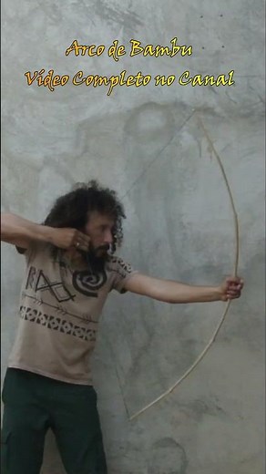 O Arco Mais facil de Fazer | Arco de Bambu #arco #arcoeflecha #primitivearchery
