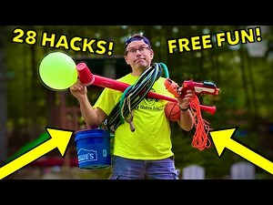 28 Family Fun Hacks with things YOU already have!
