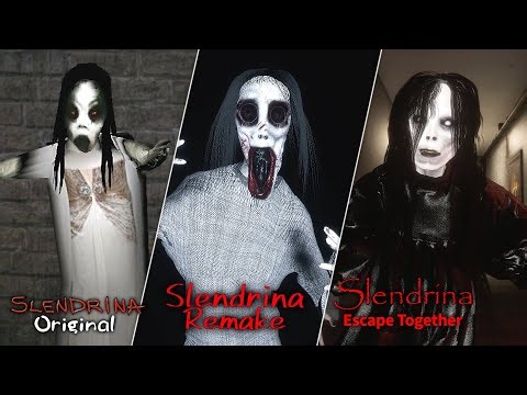 Slendrina Escape Together vs Slendrina Remake vs Slendrina Original - Chase Jumpscares