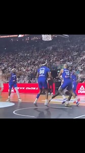 Dennis Schroder put his hands on Evan Fournier's shoulder/ neck area, then Fournier doubled down & choked him back! The veteran players hugged & talked it out, after, but Fournier was ejected! Via. @statline | Mark Burnett