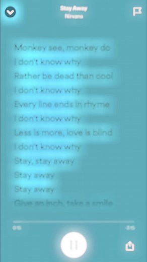 stay away. #HPSustainableSounds #foryou #TurboTaxAndRelax #ByeByeSundayBlues #PassTheBIC #ComeDanceWithMe #spedupsounds #follow #nirvana #nirvanafan #kurtcobain #nirvanafans #ImoniCarly #fyp #song