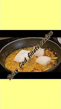 Spicy Cod fillets recipe #food #recipe #fish #trandingshorts