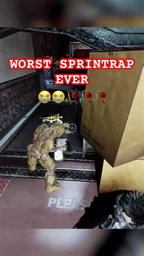 The Most STRESSFUL Springtrap Gameplay Ever... in BITE BY NIGHT ROBLOX
