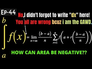 Calculus Ep#44: The making of the integral sign | How "dx" in integral is non-sense! |observations..