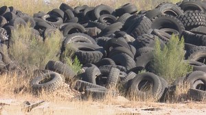 South side tire dump cleanup is complete