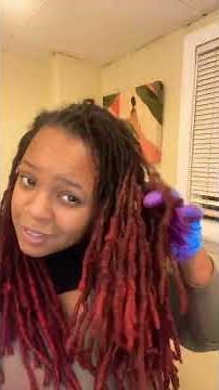 DIY Semi-Permanent Color for Locs: Easy & Fun Transformation #diyhaircolor #locs #redhair