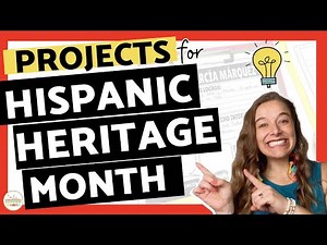 Hispanic Heritage Month Spanish Project Ideas in Spanish Class for Middle & High School Students