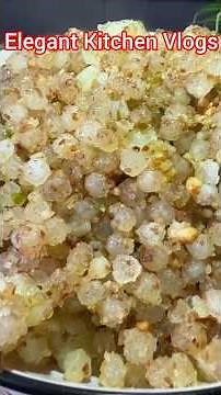 Sabudana khichdi recipe | How to make sabudana khichdi for fast | #sabudanakhichdi #shorts #sabudana