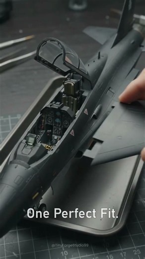 The SR-71 model assembly process is insanely detailed 🤯 #blackbird #shorts #unboxing #asmr
