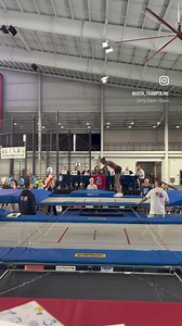 7.3K views · 40 reactions | Is anyone else obsessed with how nice a double back layout looks? Everyone…. Put them in your passes! Well I mean put them in your passes if you can safely and responsibly do them! What a great warm-up pass from this GAR athlete! #ustastrong #usta #ustaathlete #usta2024 #ustatrampoline #doublelayout #trampoline #doubleminitrampworld | USTA | Facebook