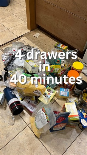 29K views · 1.2K reactions | 4 drawers in 40 minutes — decluttering!...