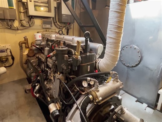 Gardner Marine on Instagram: "One of the most unique and brilliant restorations is this yacht from 1895, built by Camper and Nicholsons. The Gardner 6LX engine is of course a later replacement to the original coal and boiler installation, but in the absence of this, it’s the perfect option, revving at a cruising speed of 1000RPM for 8 knots. We fully overhauled this engine in our works in Canterbury two years ago, and are visiting Italy for sea trials. The saloon is adorned with photos of the la