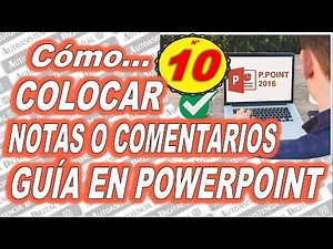 Como Colocar Notas o Comentarios Guía en PowerPoint ✔️ | Tips10| Autoasistencia Digital 😉