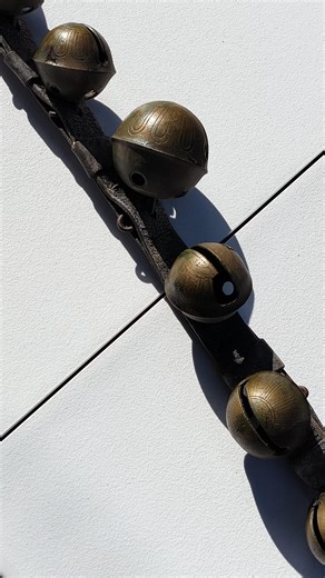 Antique Brass Sleigh Bells 1870s Six Feet Long Large Bells - Etsy