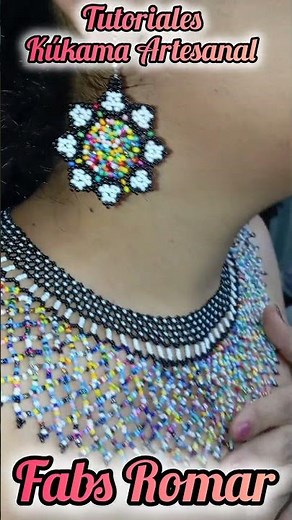 collar de chaquira paso a paso Kúkama Artesanal