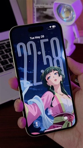 Maomao Lock Screen 💚 #Maomao #Widget Depth Wallpaper Setup Tutorial