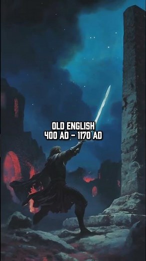 How the English language has evolved over time...