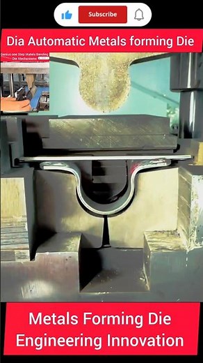 Genius Dia Automatic Metals Forming Die! ⚙️ Next Level Engineering Innovation #shorts