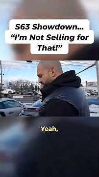 This Mercedes S63 Negotiation was INTENSE