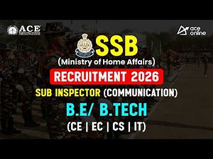 SSB Recruitment 2026 | Sub-Inspector (Communication) | Salary: Rs. 35,400/- to 1,12,400/-