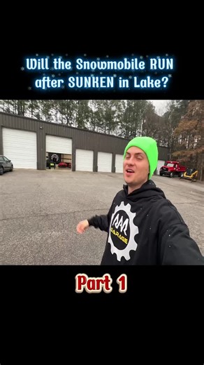 Will the Snowmobile RUN after SUNKEN in Lake?