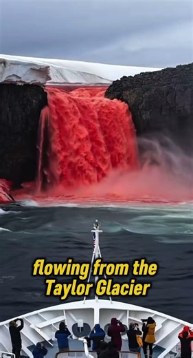 Antarctica’s Red Waterfall