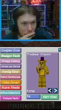 The BEST FNAF Minecraft mod🐻#minecraft #livestream #shorts #fivenightsatfreddys #minecraftmods