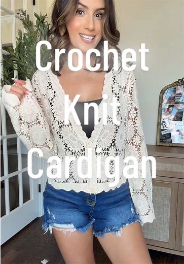 It’s all the details! This one has it all! Super cute and can easily be dressed up or down! @UTCOCO #summercardigan #tiktokshopmemorialday #tiktokshopdealsforyoudays #SummerVibes #cardigans