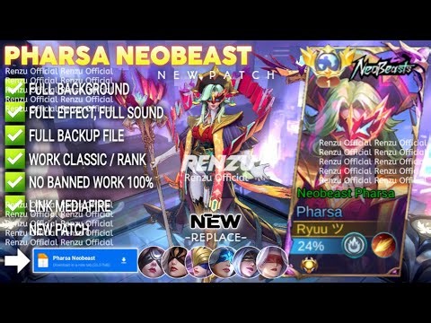 Script Skin Pharsa Neobeast No Password | Full Effect Voice | Patch Terbaru
