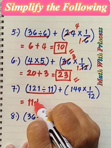 12K views · 849 reactions | @Math Review: Simplify the Following #math #mathviral #mathwithprincess #mathematics #mathreview #mathvideo #mathtutorial | Math with Princess | Facebook