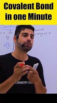 🔥Covalent Bond in 1 Minute #chemistryclass11 #jkbose #cbse