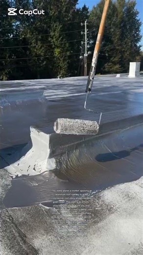 Aluminum Roof Coating Application