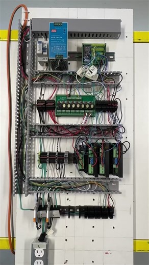 CNC control panel build #automation #cnc #electronics #3dprinting #electrical #arduino #esp32