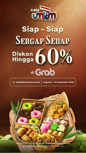 Pastiin Kamu Sergap Belanja Promo Hingga 60% di BCA UMKM Fest 2026!