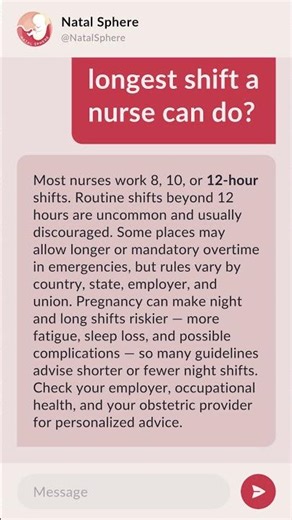 What's the longest shift a nurse can do?