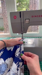 Transform a formal dress into a summer essential with SINGER® Ambassador Jessica Shaw! Jessica's top tip? Create a stopper on the zipper before you shorten it by sewing a few stitches back-and-forth with your machine. | Singer Sewing