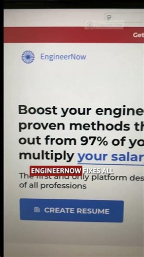 Resume builder and scanner, cover letter #engineernow #engineering #engineer