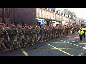 4 Scots "The Highlanders" The Royal Regiment of Scotland, Homecoming Parade Aberdeen - 1-12-2011