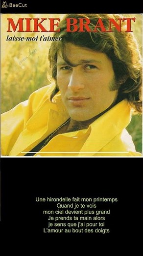Laisse moi t'aimer (de Mike Brant 1975) #mikebrant