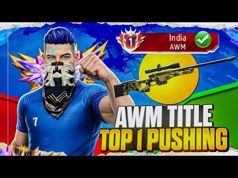 Pushing Top 1 Title In Awm | Free Fire Solo Rank Pushing With Tips And Tricks | Ep-4