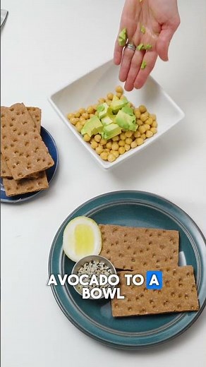 Liver Healthy Recipes - Chickpea Avocado Whole Grain Crackers