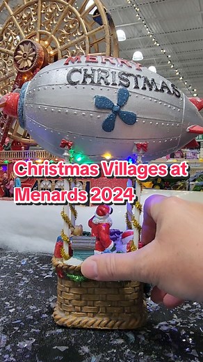 Cute Christmas Villages at Menards 2024