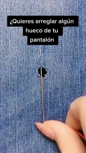 Coser un agujero en forma de estrella ⭐
