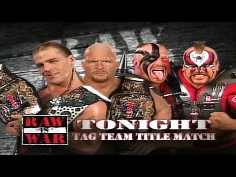 Stone Cold & HBK Shawn Michaels Vs The Legion Of Doom WWF Tag Team Championship