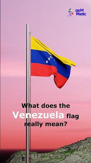 🇻🇪 Venezuela Flag Explained Shorts | Meaning of Yellow, Blue, Red & Stars