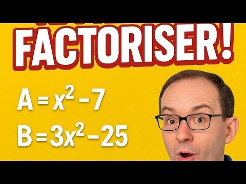 Apprends à Factoriser comme un Pro ! (Exercices corrigés niveau 3ème & 2nde) 🧠