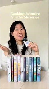 Ranking every book in the entire Shatter Me series! 🏆📚 #shatterme #aaronwarner #dystopianbooks