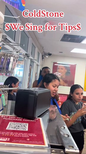 ColdStone Creamery takes on Cheer Week! Thank you @javelinacheer for coming in for icecream and hearing @Cold Stone Creamery sing you songs! TIP TIP HURRAY! #coldstonecreamery #tips #tothegheatothestone #wafflecone #icecream #dessert #fouryoupage #foryou #comeandgetit #cheer #cheerweek #daytona #daytonabeach #tiptip #ghea #stone #cheerleading