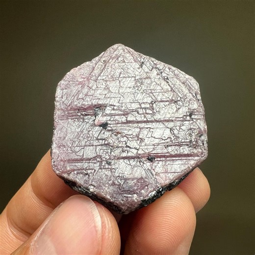 Ruby | Red Corundum Hexagon | Natural Ruby Crystal | UV Reactive Mineral Specimen - Etsy